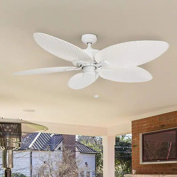 52" Honeywell Palm Island White Tropical Indoor/Outdoor Ceiling Fan - Bed Bath & Beyond - 1600006... | Bed Bath & Beyond