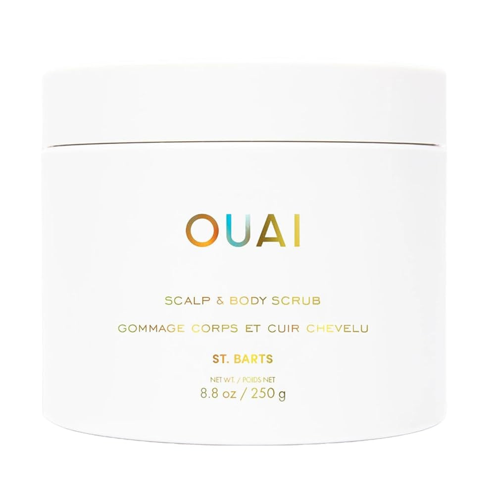 OUAI Scalp & Body Scrub, St. Barts - Exfoliating Body Scrub with Sugar & Coconut Oil Blend for Sm... | Amazon (US)