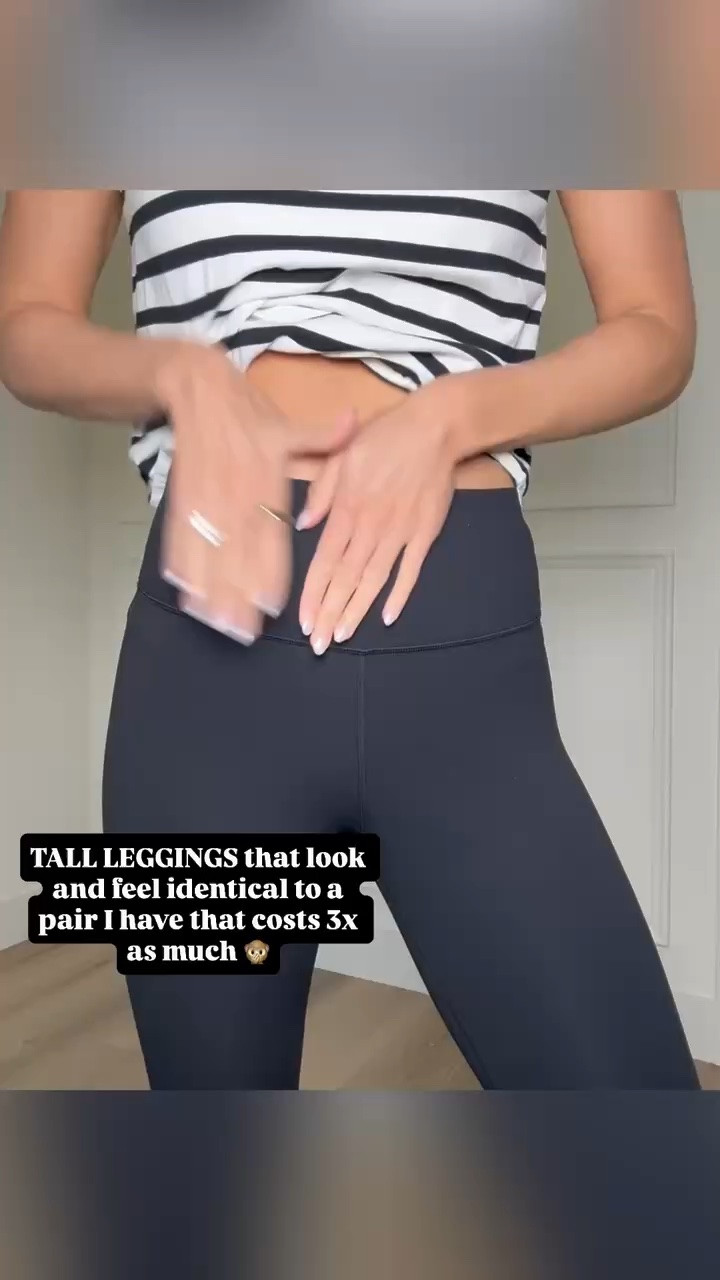 Why pay 3 times the price when these leggings are just as good?! The fabric, fit, and feel are nearly identical to my expensive pair, AND these come in tall lengths. My fellow long legged girls need to know about these!

Tall girl leggings, Tall length leggings, Long inseam leggings, Affordable leggings, Leggings look for less, Buttery soft leggings, Tall friendly activewear, Workout leggings, Designer inspired activewear, Leggings for tall women, Amazon activewear alternatives, StangandCo