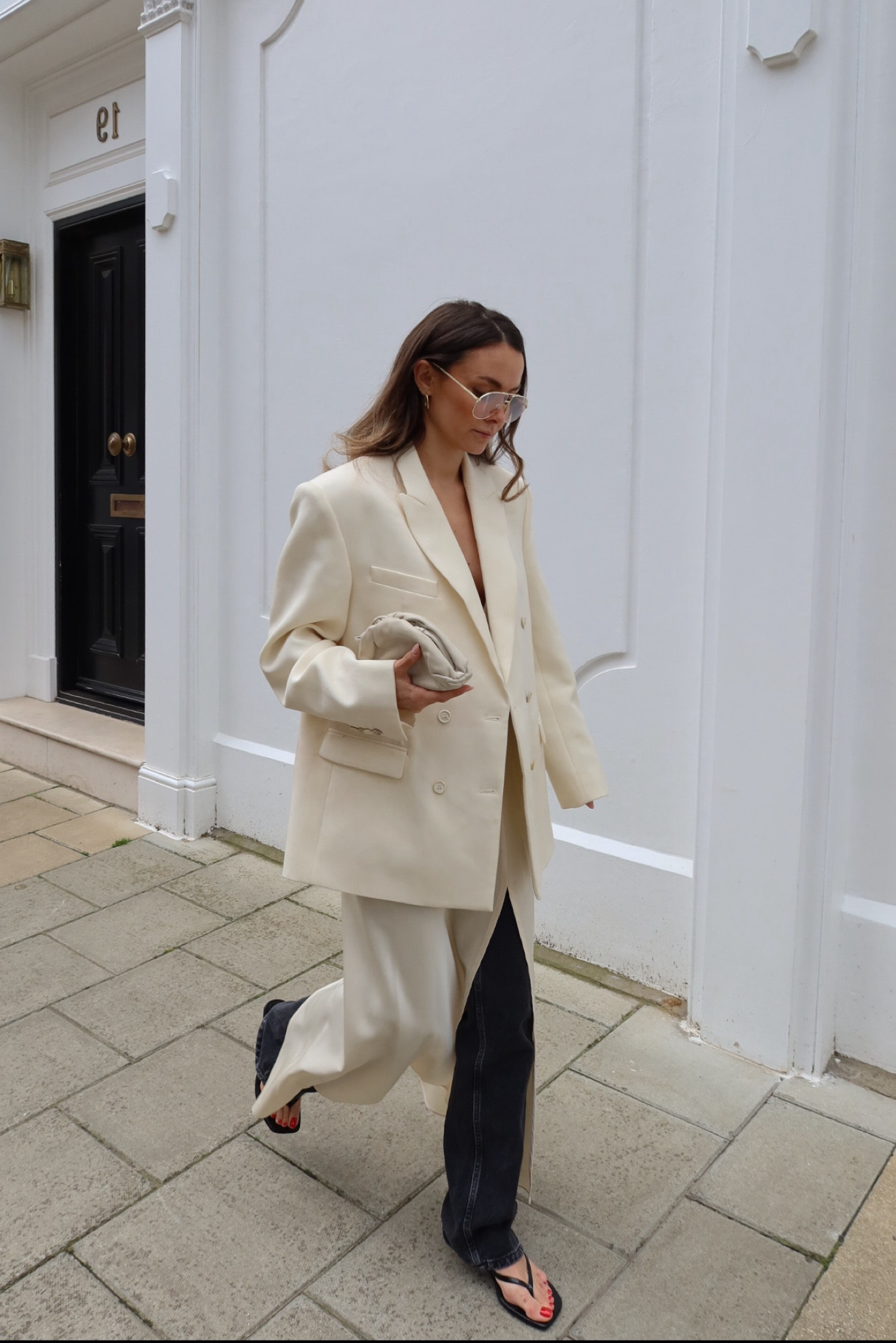 Leset, Wardrobe nyc, Topshop, Mango, Le specs, Asos, transitional outfit, transitional style, spring outfit, spring fashion, satin dress, slip dress, straight leg jeans, cream blazer, oversized blazer, black sandals, kitten heels, spring outfits, luxury fashion

#LTKstyletip #LTKSeasonal #LTKeurope