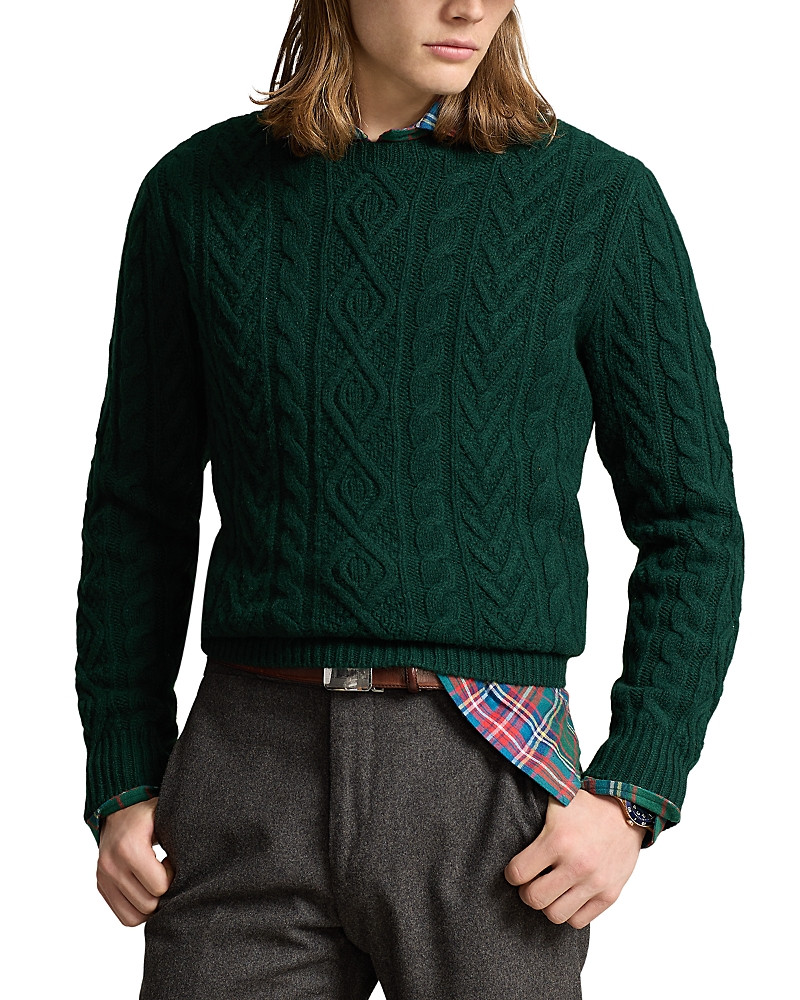 Polo Ralph Lauren Cable Knit Crewneck Sweater | Bloomingdale's (US)
