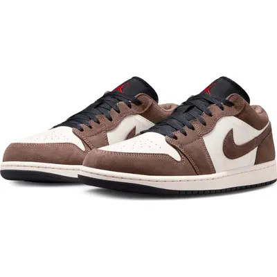 Air Jordan 1 Low Sneaker in Black/Yellow Ochre/White at Nordstrom, Size 11.5 | Nordstrom