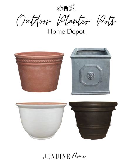 Outdoor pots. Home depot planter pot.  Traditional outdoor pots. Pottery pot. Summer  