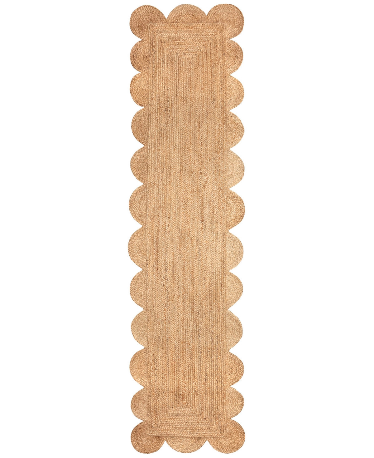 Liora Manne' Java Scalloped Edge 2'x8' Runner Area Rug - Camel | Macy's