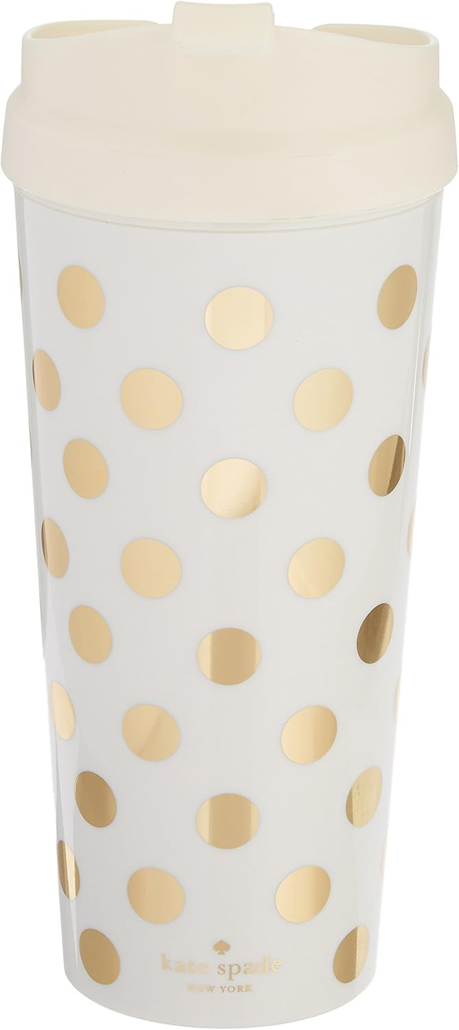Kate Spade New York Women's Gold Dots Thermal Mug | Amazon (US)