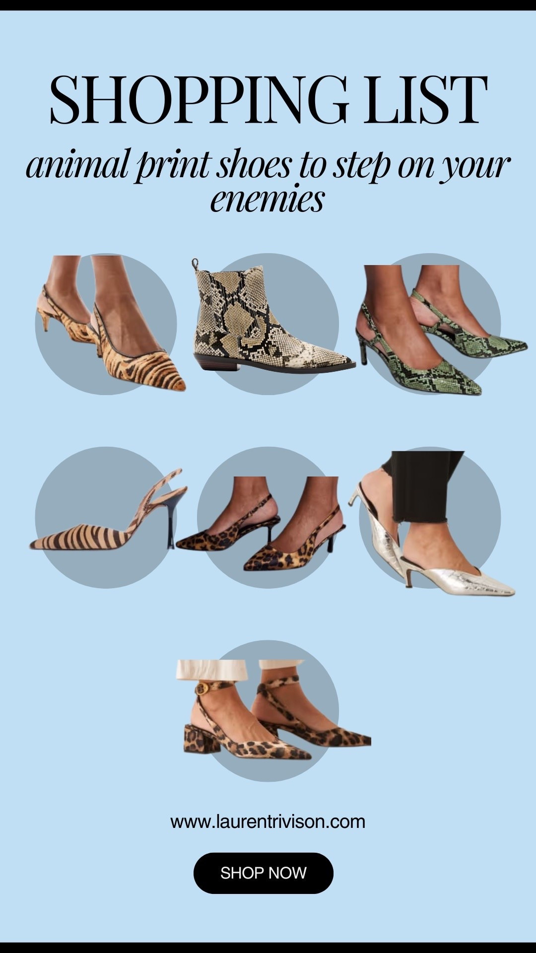 Animal print shoes to step on your enemies 🐆 Statement footwear that adds instant attitude to any look.

#LTKU #LTKgrwm #LTKootd