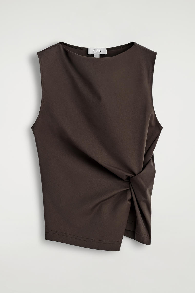 Twist-Detail Jersey Top | COS (US)