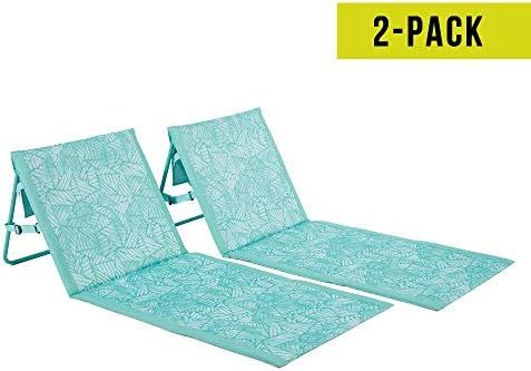 Lightspeed Outdoors 2 Pack Lounger Park and Beach Chair (Seaglass) | Amazon (US)