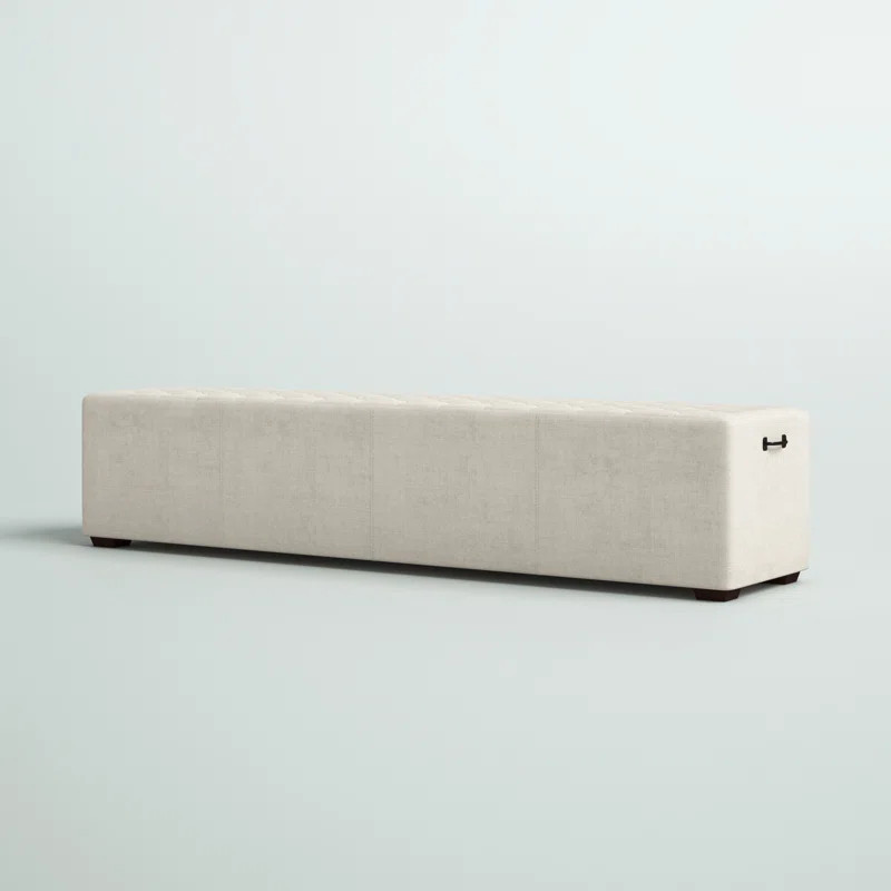 Balsam Linen Blend Upholstered Bench | Wayfair North America