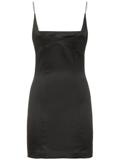 Bec + Bridge - Stella satin mini dress - Black | Luisaviaroma | Luisaviaroma
