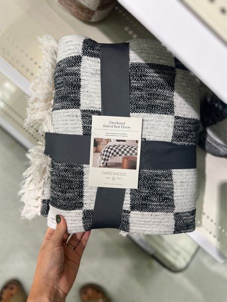 New checkered throws at Target! Available in two colors, and there’s a marching pillow!

#LTKSeasonal #LTKhome #LTKfindsunder100