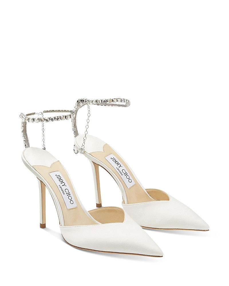Jimmy Choo Women's Saeda 100 Embellished Pointed Toe Pumps | Bloomingdale's (US)