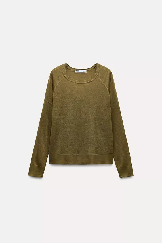 BASIC FINE KNIT SWEATER | Zara US