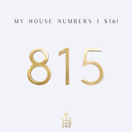 We have these House numbers and love them!! They are so beautiful and great quality!! They come in black too!


Outdoor, House numbers, cb2, modern Home, exterior style

#LTKFind #LTKstyletip #LTKhome