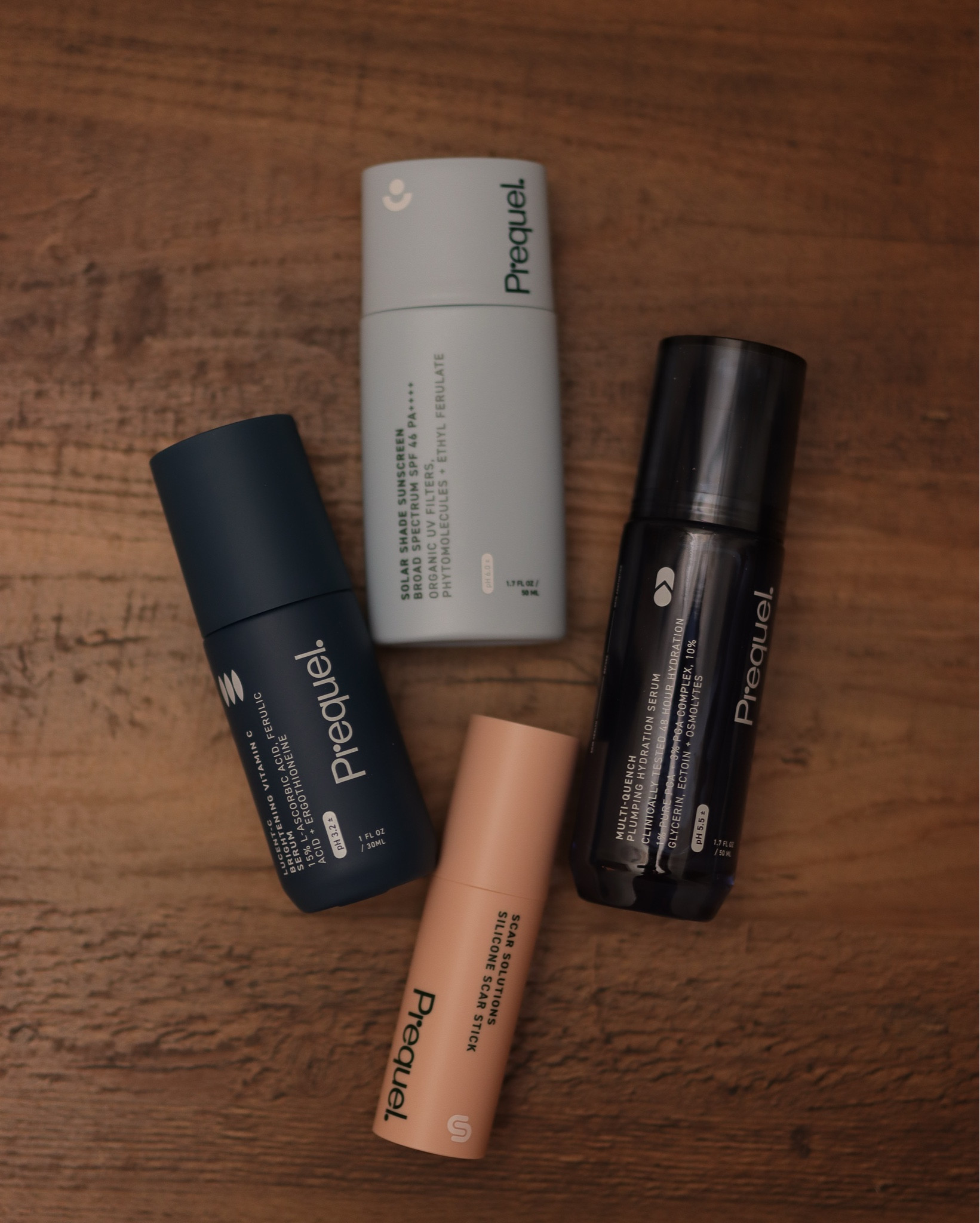 Prequel is Dermatologlist founded, which makes it wicked easy to use and trust. I’ve already finished the moisturizer/SPF, so glad to have a restock! Can't wait to use the rest.