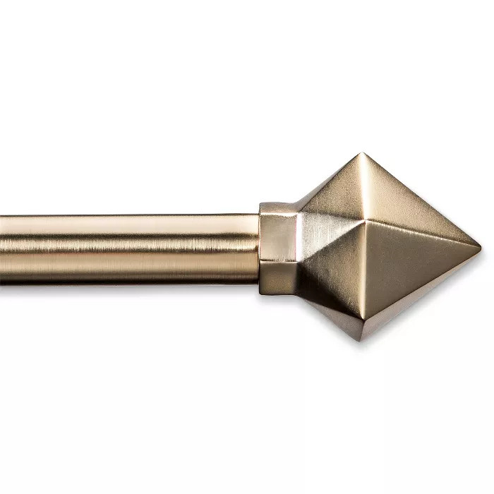 Faceted Pyramid Drapery Cafe Rod Ball - Room Essentials™ | Target