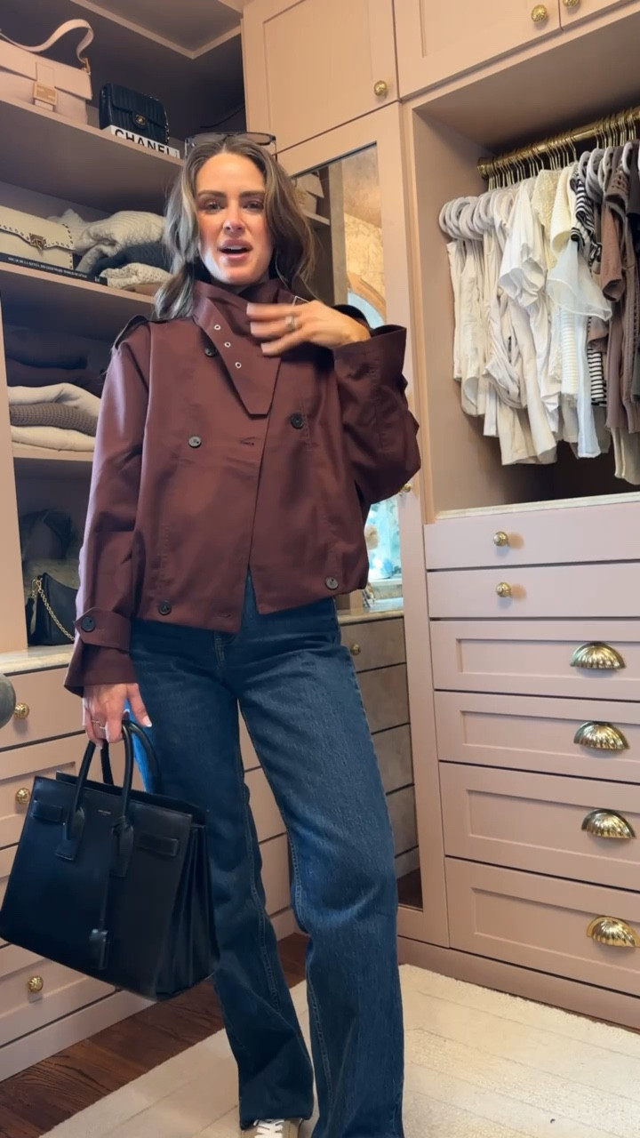 Amazon find: CROPPED TRENCH FUNNEL JACKET ❣️under $50

#LTKFindsUnder50 #LTKootd #LTKgrwm