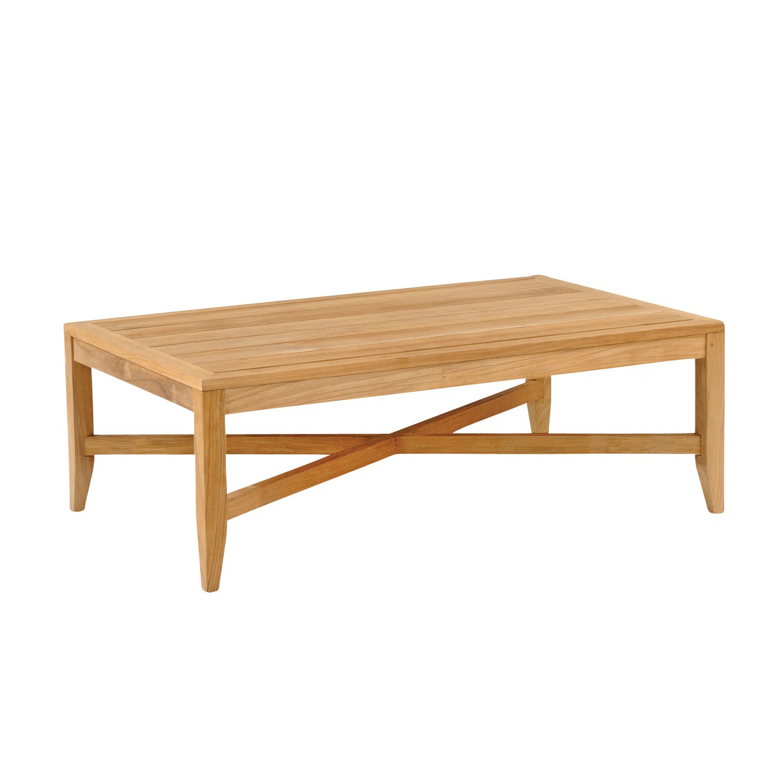 Somerset Rectangular Teak Outdoor Coffee Table , 45'' in. W 28'' in. D | Wayfair North America