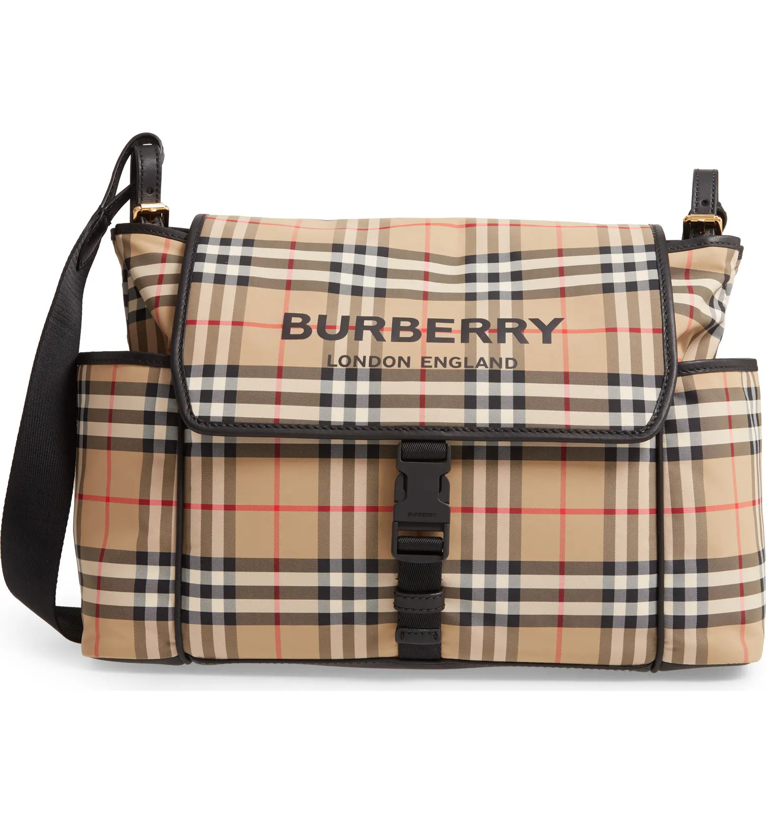 Burberry Flap Check Diaper Bag | Nordstrom | Nordstrom
