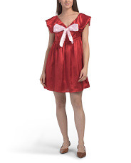 Bow Front Two Tone Mini Dress | Juniors | Marshalls | Marshalls