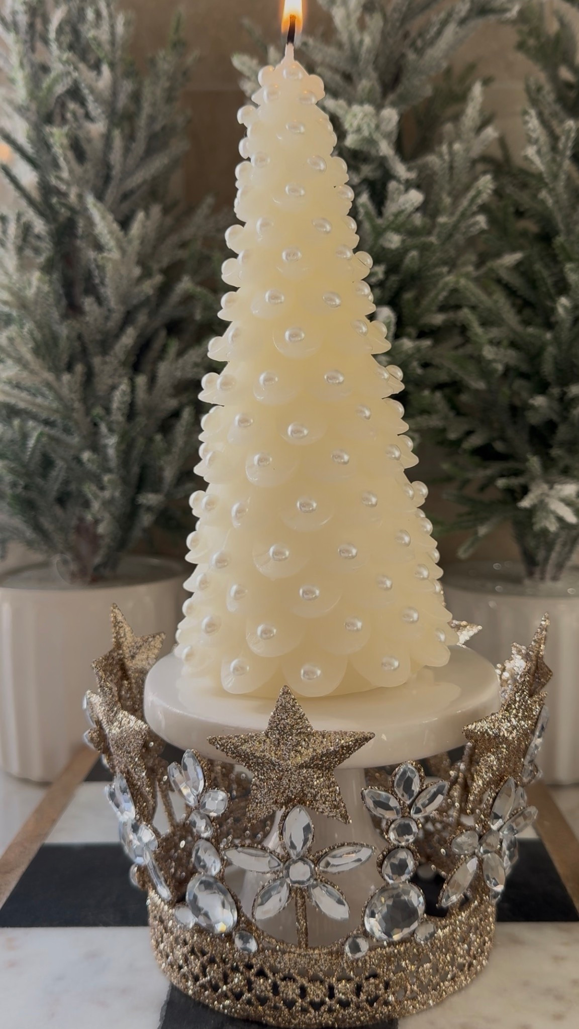This dreamy DIY Ivory bubble Christmas tree candle is the definition of soft winter glam 🤍✨
With its sculpted texture and warm glow, it makes the perfect centerpiece for a holiday table, mantel, or entry vignette. Style it on a decorative pedestal, surround it with sparkle, or gift it to a hostess who loves neutral Christmas décor with a luxe twist. Simple, timeless, and effortlessly elegant

#LTKSeasonal #LTKGiftGuide #LTKHoliday
