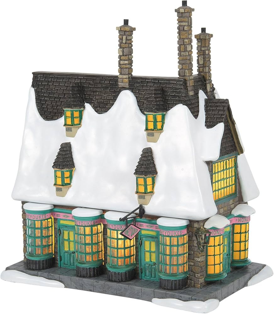 Department 56 Harry Potter Village Honeydukes Sweet Shop Lit Building, 8.66 Inch, Multicolor | Amazon (US)