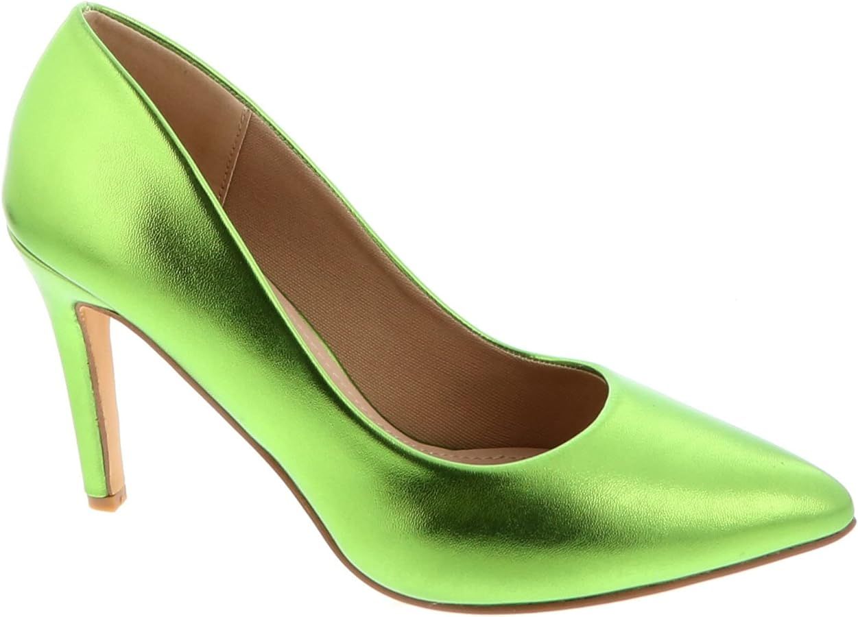 Women's Classic Pointed Toe Heel Dress Pumps Shoes | Amazon (US)
