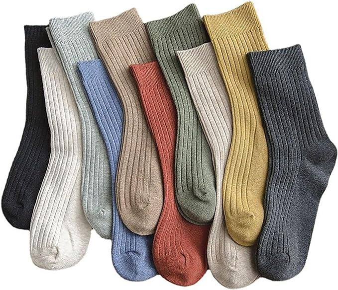 YYaaloa Womens Above Ankle Crew Socks Casual Cotton Socks Cute Fun Novelty Girl Thin Dress Socks | Amazon (US)