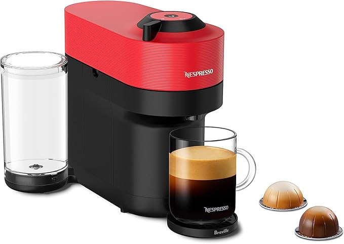 Nespresso Vertuo Pop+ Coffee and Espresso Maker by Breville, Spicy Red | Amazon (US)