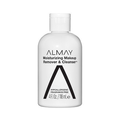 Almay Moisturizing Makeup Remover & Cleanser - 4 fl oz: Liquid Form for Normal Skin, Contains Hyaluronic Acid, Unscented | Target