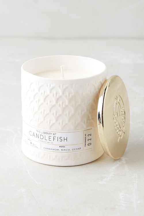 Candlefish Ceramic Candle | Anthropologie (US)