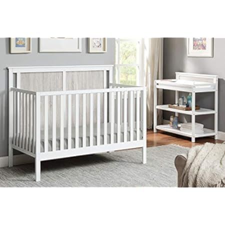 Suite Bebe Connelly 4-in-1 Crib and Changer Combo in Gray/Rockport Gray | Amazon (US)