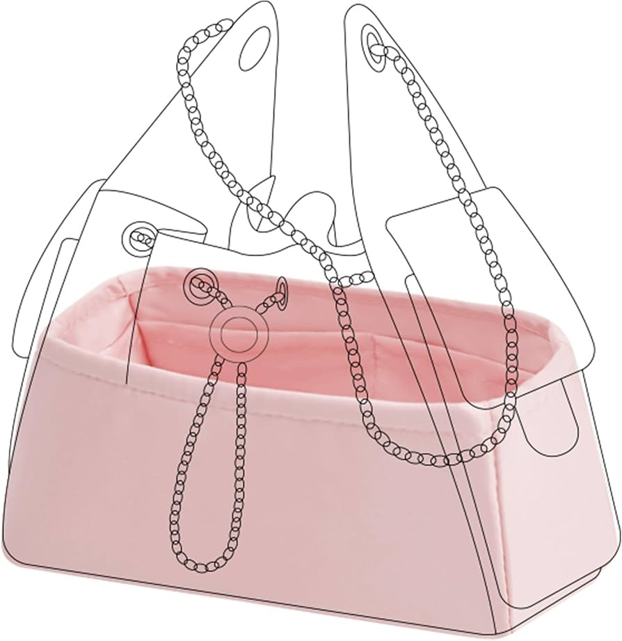 DGAZ Silk Purse Organizer Insert Fits Chanel 25 Handbags，Silky Smooth Bag Organizer，Luxury Ha... | Amazon (US)
