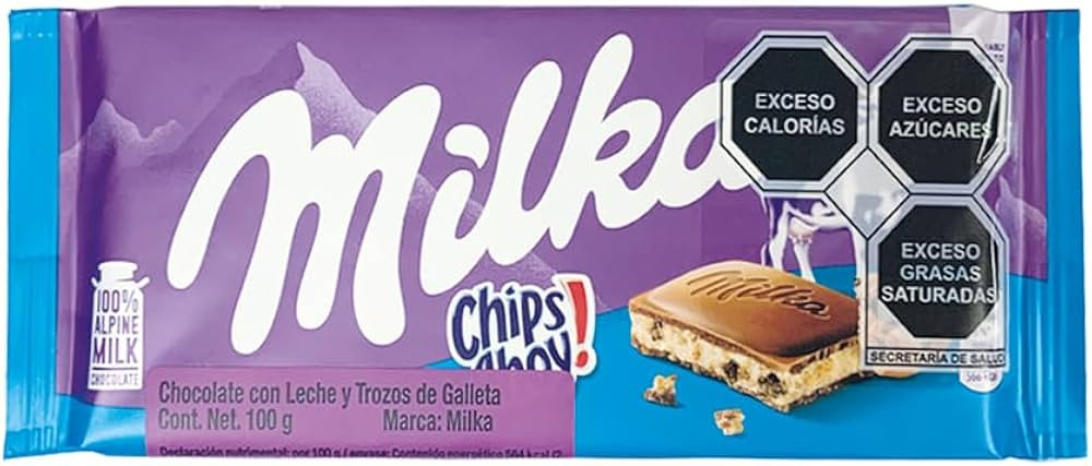 Milka Chocolate Recheado Chips Ahoy! 100G | Amazon (BR)