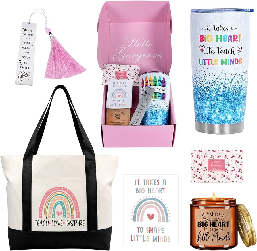 Teacher Appreciation Gifts for Women, Best Teacher Christmas Gifts, Stainless Steel Unique Funny ... | Amazon (US)