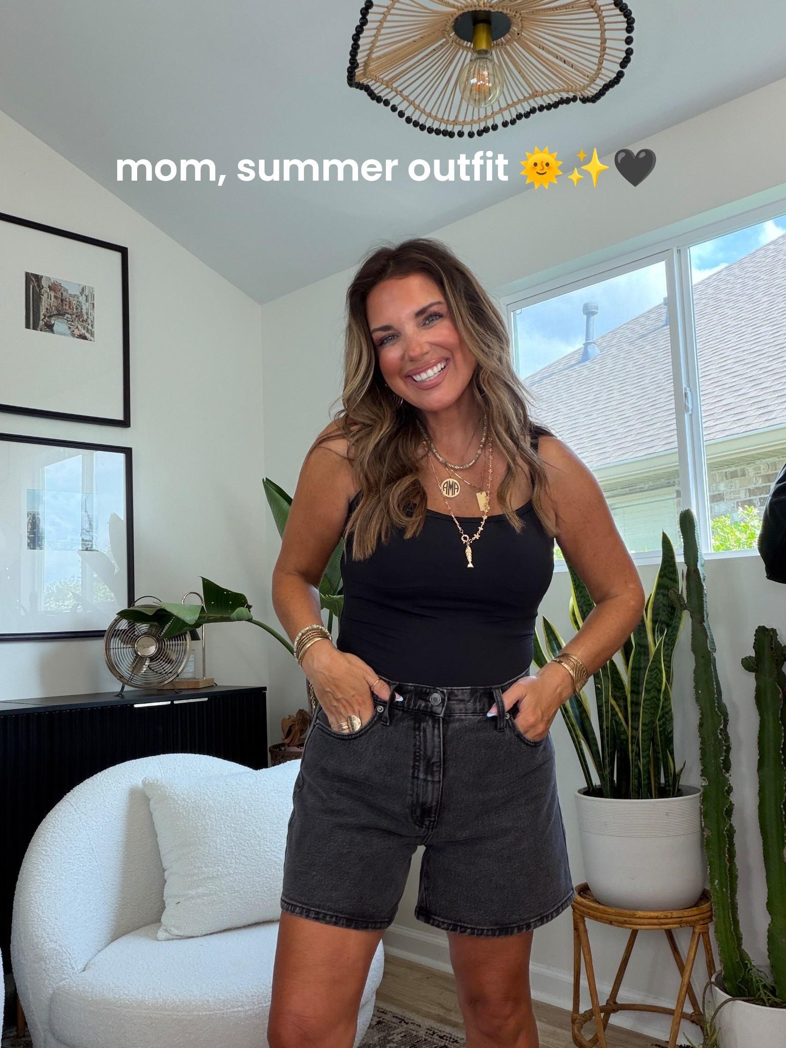 Elevated basics that I wear on repeat!! 
Can be styled all year long too. 

Buttery soft tank that double lined and has built in bra is 10/10 , adjustable straps too!!!!! 
Wearing size medium in top & 
sized up in shorts one size!! 




#LTKSeasonal #LTKootd #LTKmomlife