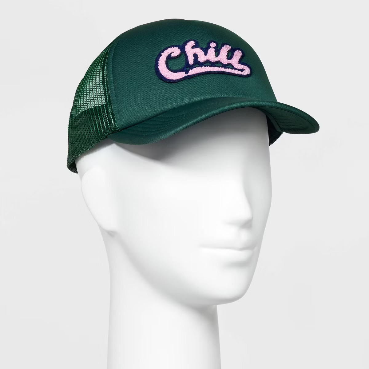 "Chill" Trucker Hat - Bioworld Dark Green | Target