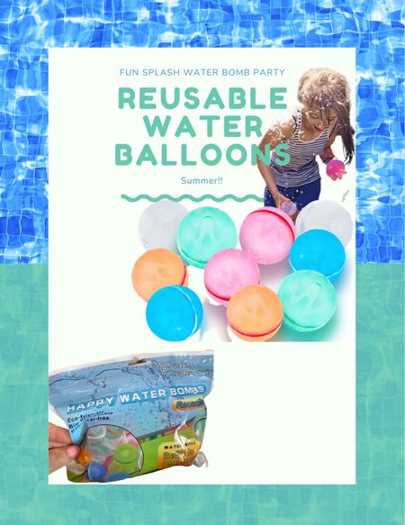 Ready for some summertime fun especially with the midsummer heat!! These reusable water balloons are the ultimate entertainment for everyone, regardless of age! 

With their innovative design, these reusable water balloons offer endless hours of excitement without the hassle of constantly refilling and tying traditional balloons. Simply fill them up, secure the seal, and get ready for an epic water fight or a joyful splash fest. 


#LTKfamily #LTKFind #LTKSeasonal
