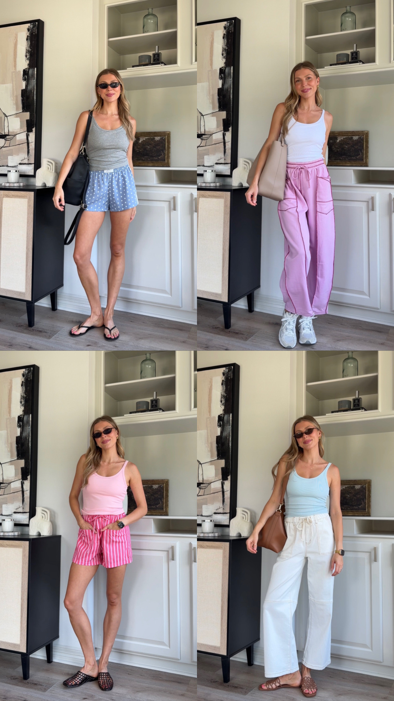 A few ways to wear my fave bra tank!! Wearing a S in tank shorts and pants!
 

 #LTKootd