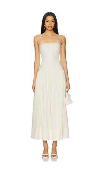 Lovers and Friends Kitty Maxi Dress in Cream. - size M | Revolve Clothing (Global)