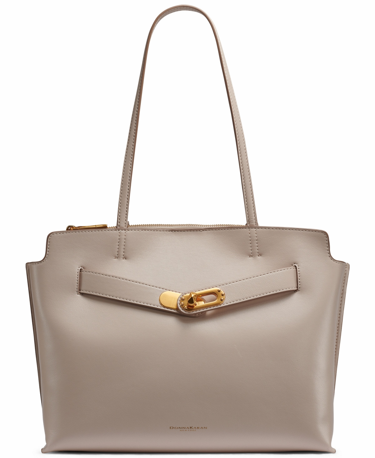 Donna Karan New York Magnetic Large Bridgehampton Tote Bag - Sand | Macy's