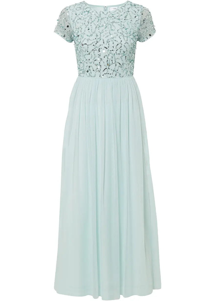 Maxikleid mit Paillettenstickerei | Bonprix DE