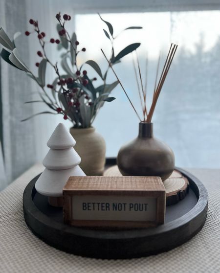 You better not pout 🎶 🎄 

Simple holiday table decor - this Frasier Fir diffuser has ALLLL the smells of Christmas 🎅🏼 

#LTKSeasonal #LTKhome #LTKHoliday