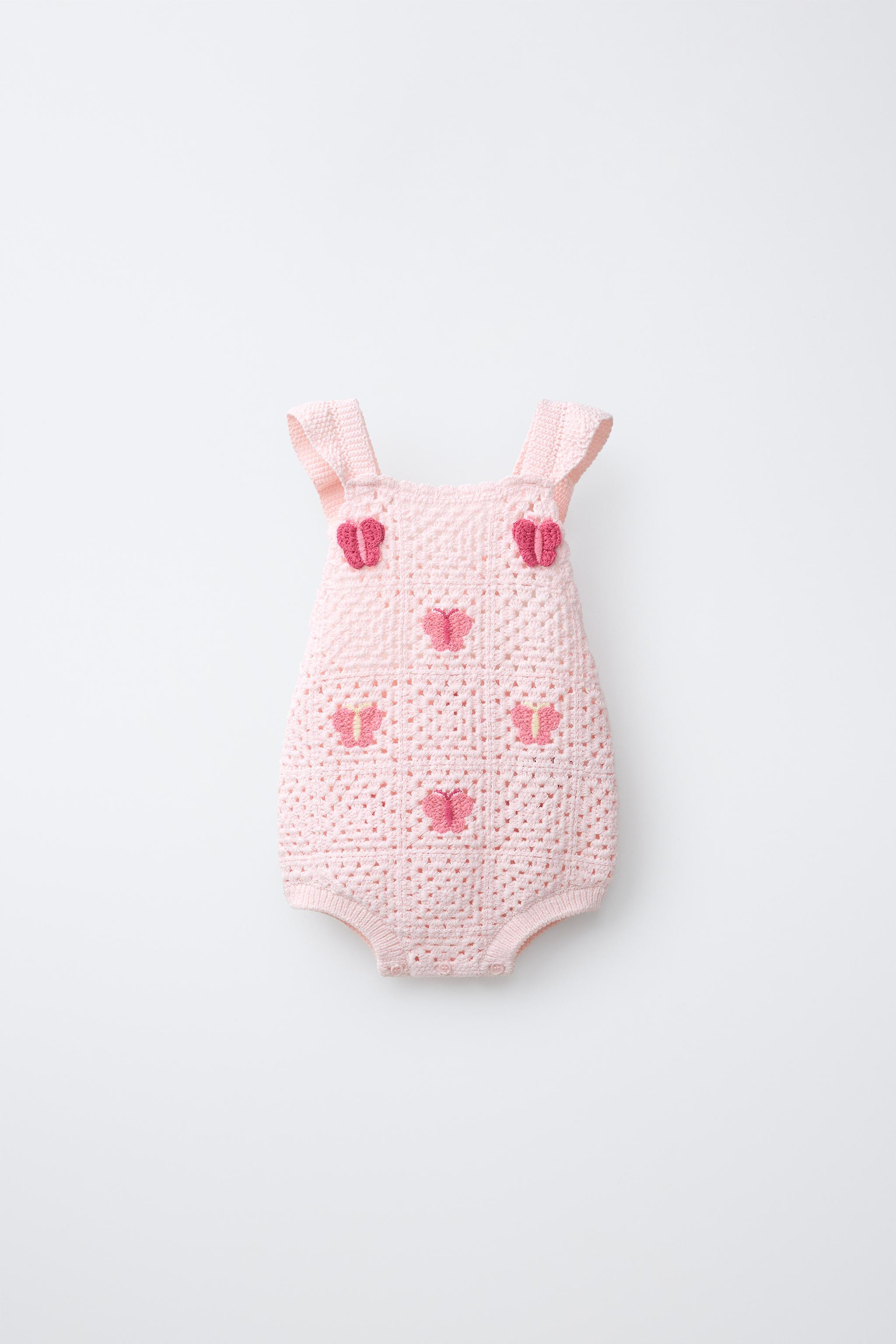CROCHET BUTTERFLY ROMPER | Zara US