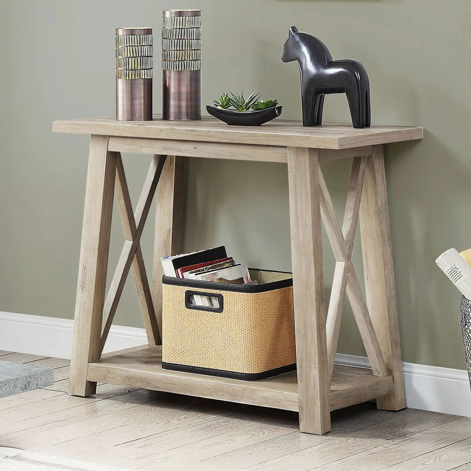 Better Homes & Gardens Granary Modern Farmhouse 36" Console Table, Multiple Finishes | Walmart (US)