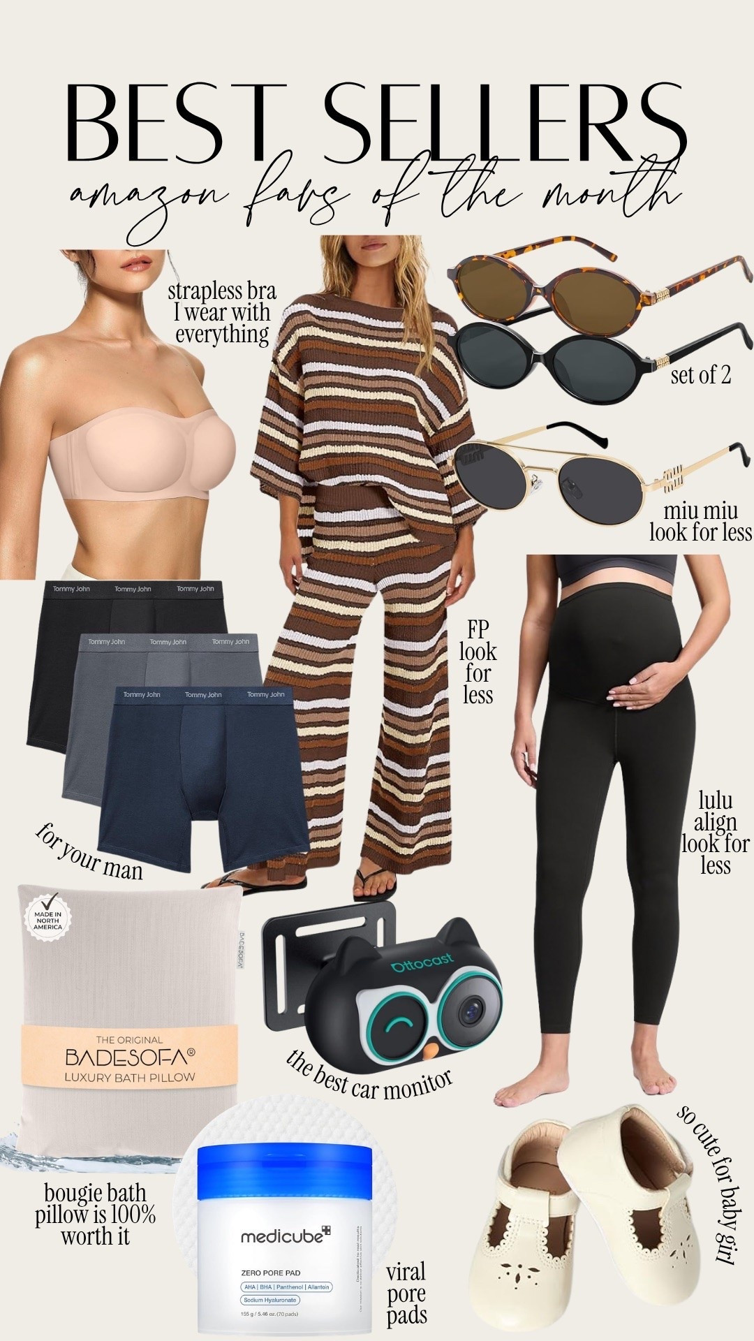 Amazon best sellers from the month of June! Lots of picks that have carried me through pregnancy & now postpartum. Comfy staples.

#LTKmomlife #LTKootd #LTKSaleAlert