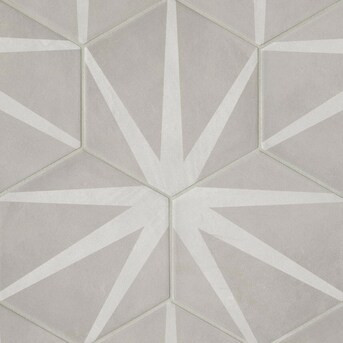 Bedrosians Allora Stella 9-in x 10-in Matte Porcelain Patterned Floor and Wall Tile (12.67-sq. ft... | Lowe's