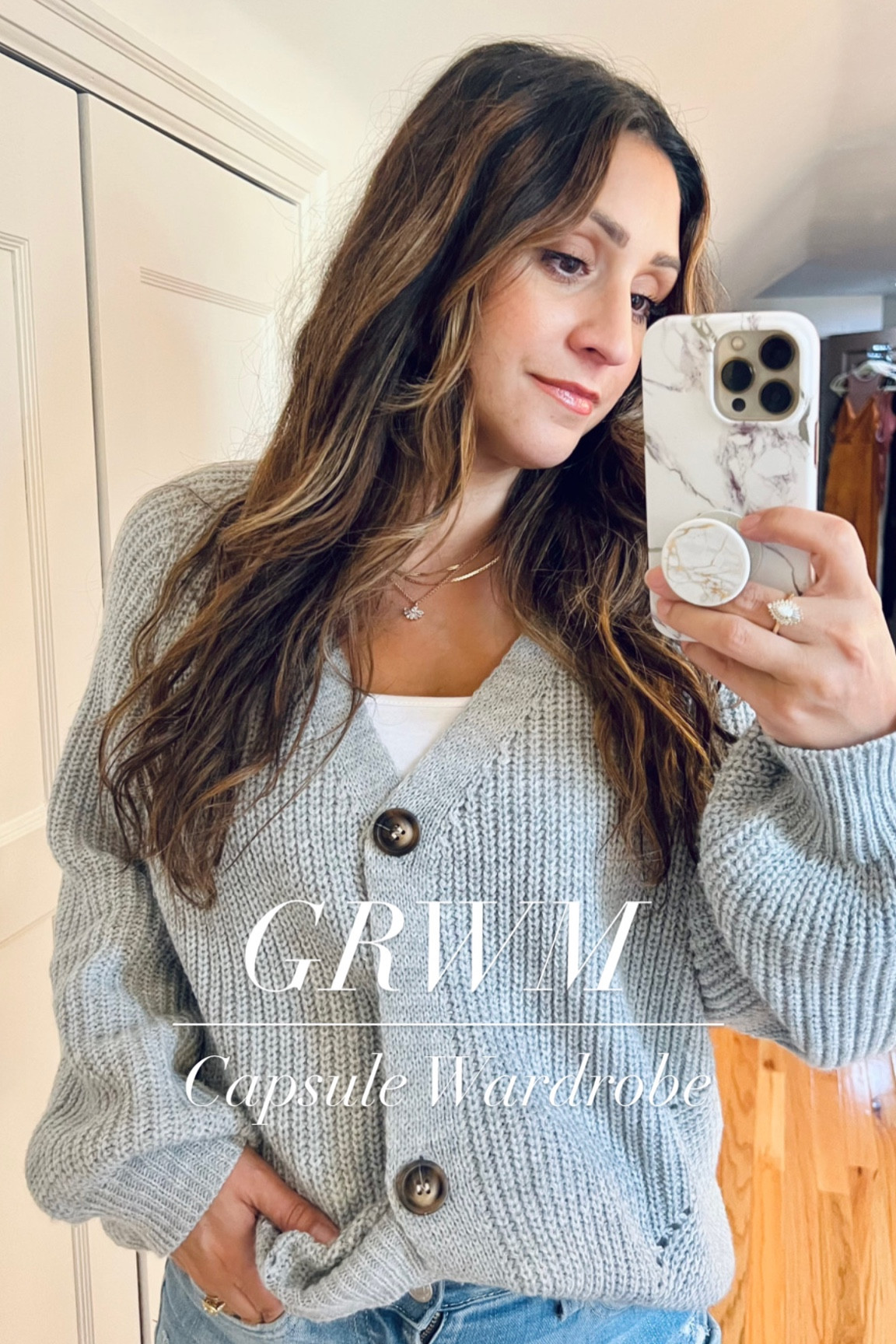 Fall outfit, capsule wardrobe but the busy mom. High waisted strait jeans, knit cardigan, white bodysuit, Amazon finds, affordable outfit, fall staples. Anthropologie purse 

#LTKsalealert #LTKfindsunder50 #LTKstyletip