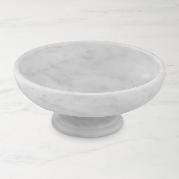 Williams Sonoma Marble Footed Fruit Bowl | Williams-Sonoma