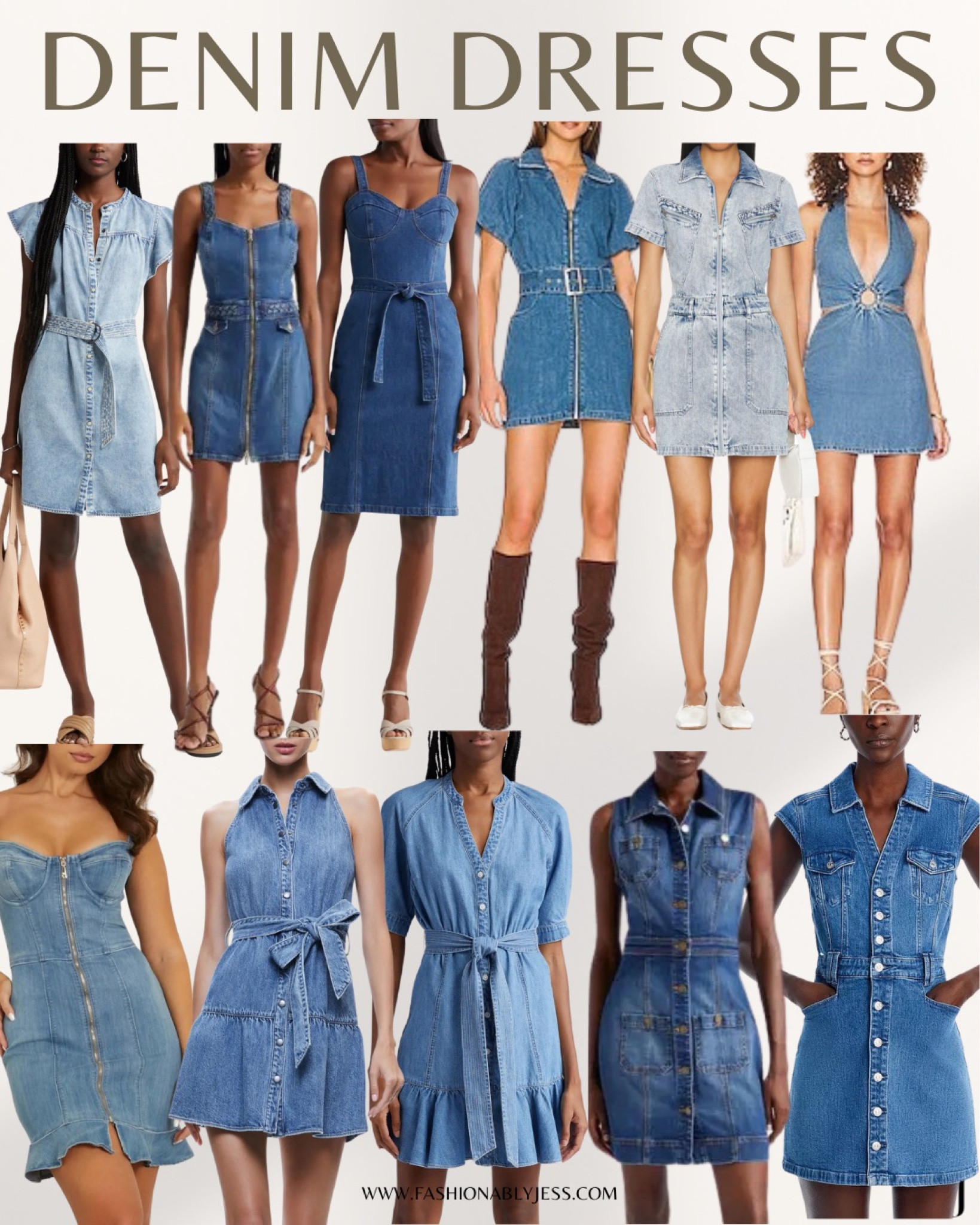 So many cute denim dresses for summer 

#LTKover40 #LTKfindsunder100 #LTKstyletip